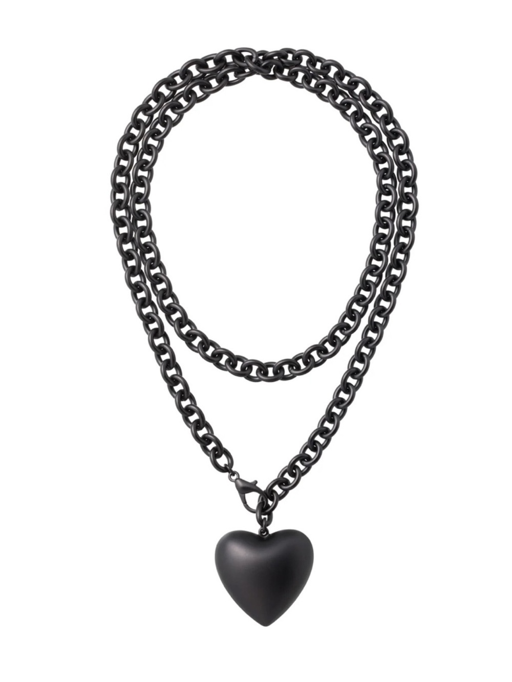 NWOT Roxanne Assoulin The Big Puffy Heart Necklace